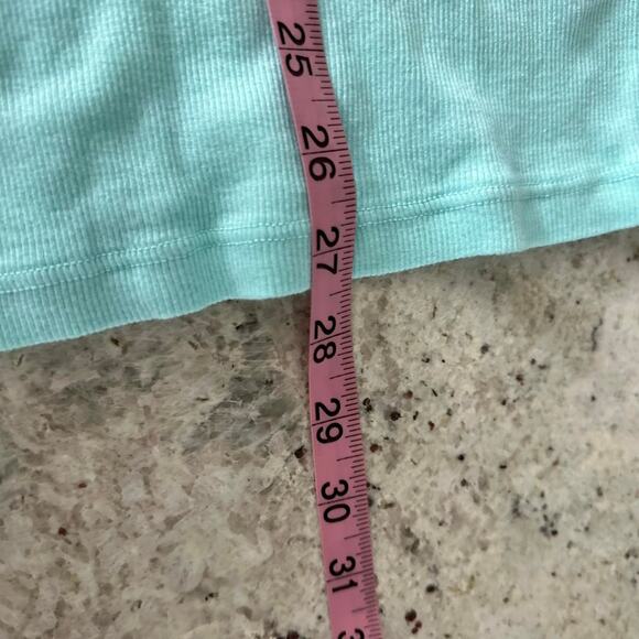 LA Made women’s dress top tunic long sleeve turquoise blue knit size small - Picture 10 of 12